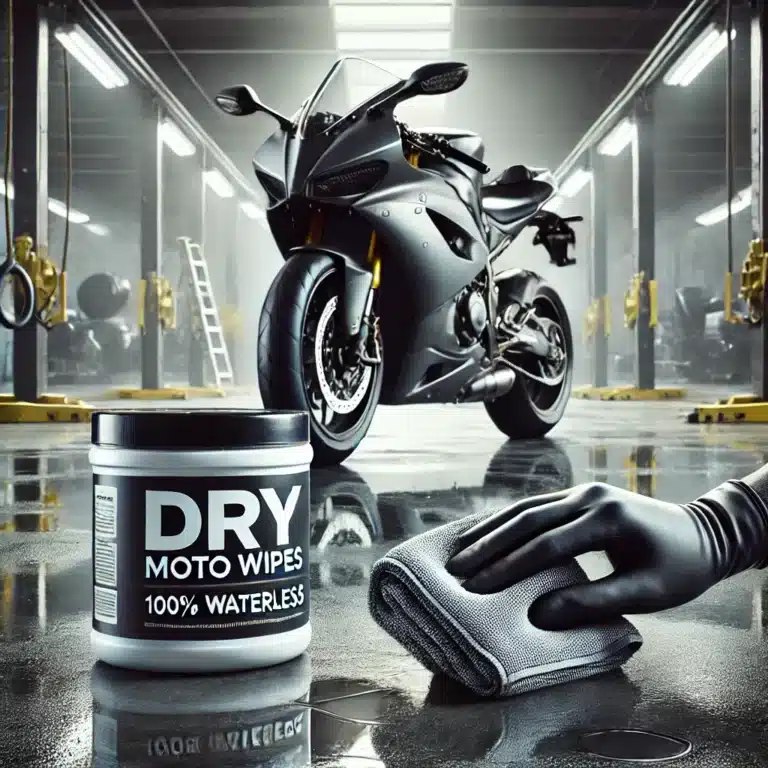 lingettes nettoyage moto sans eau