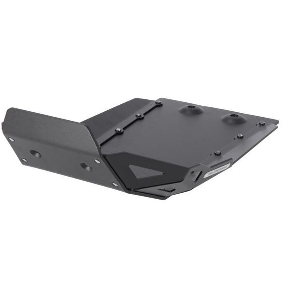 Présentation du sabot SW Motech pour la moto Honda NX500 en version aluminium noir